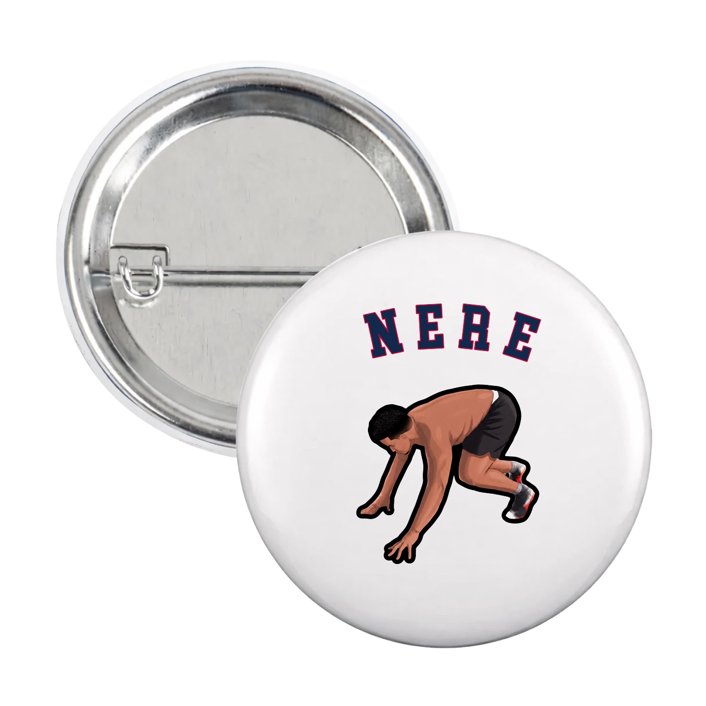 Game Day Button — Shirsey Arch in White