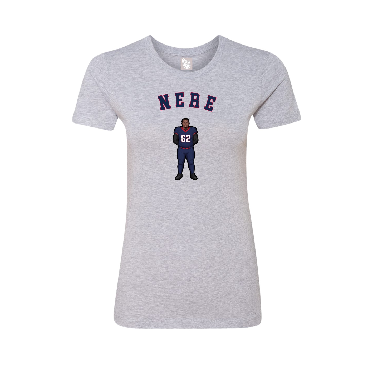 Fitted Women's Tee — Shirsey Arch in Grey