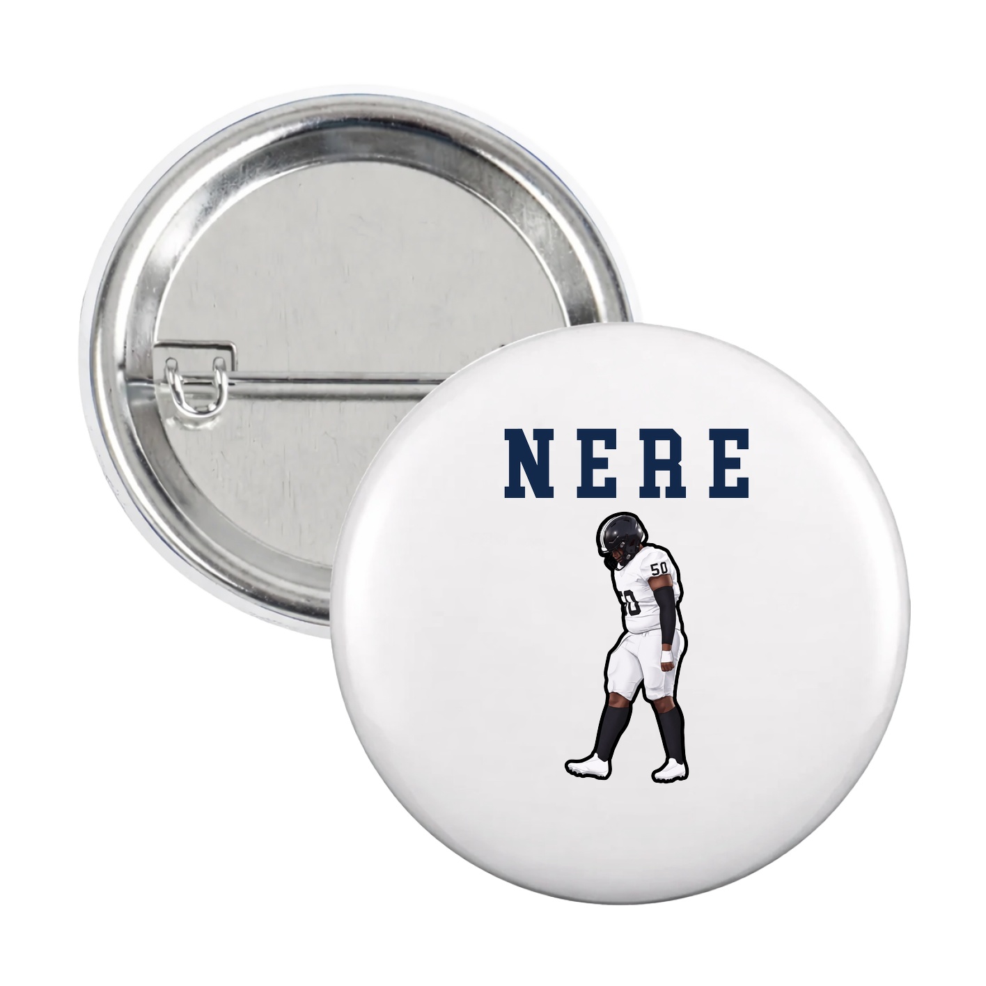 Game Day Button — Shirsey in White