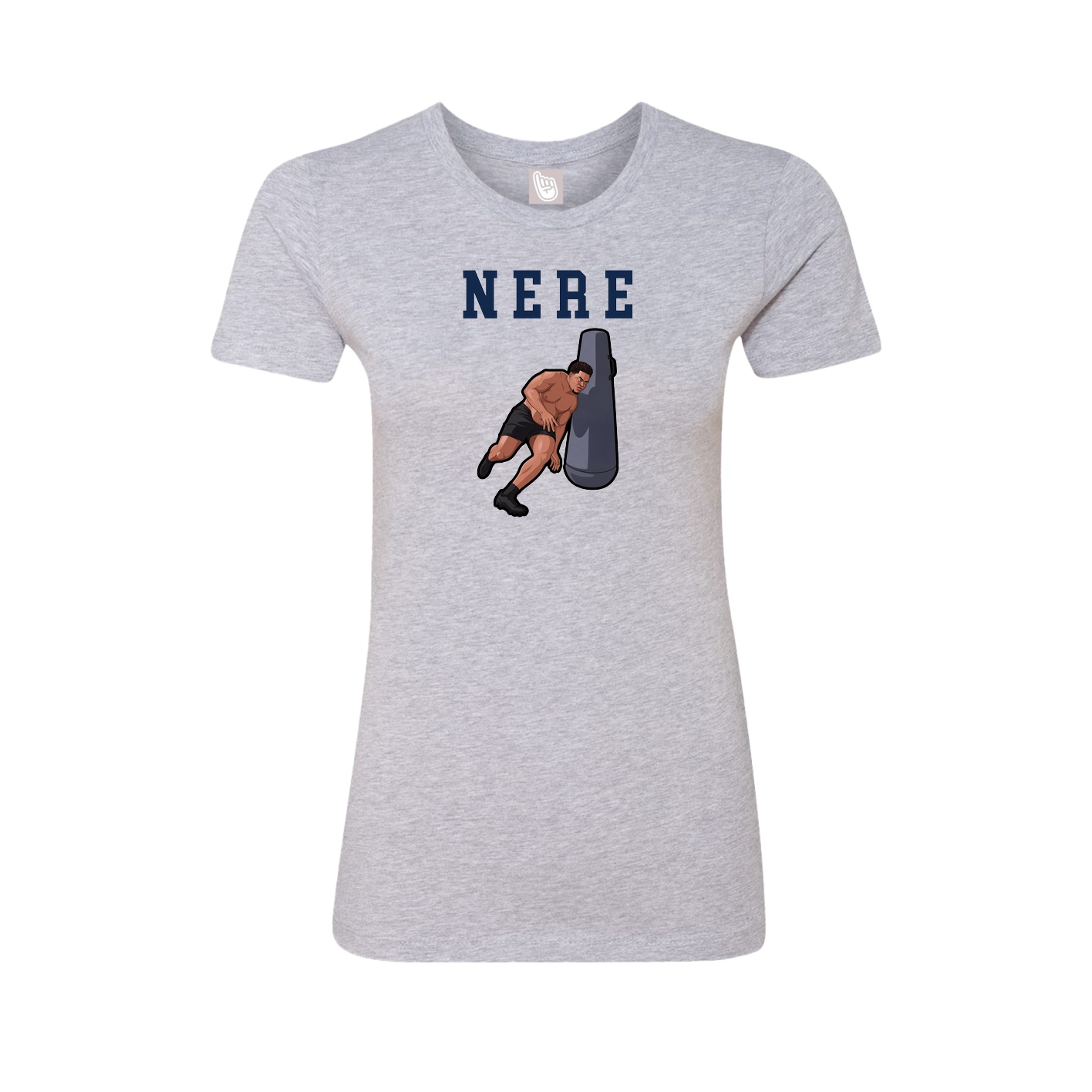 Fitted Women's Tee — Shirsey in Grey