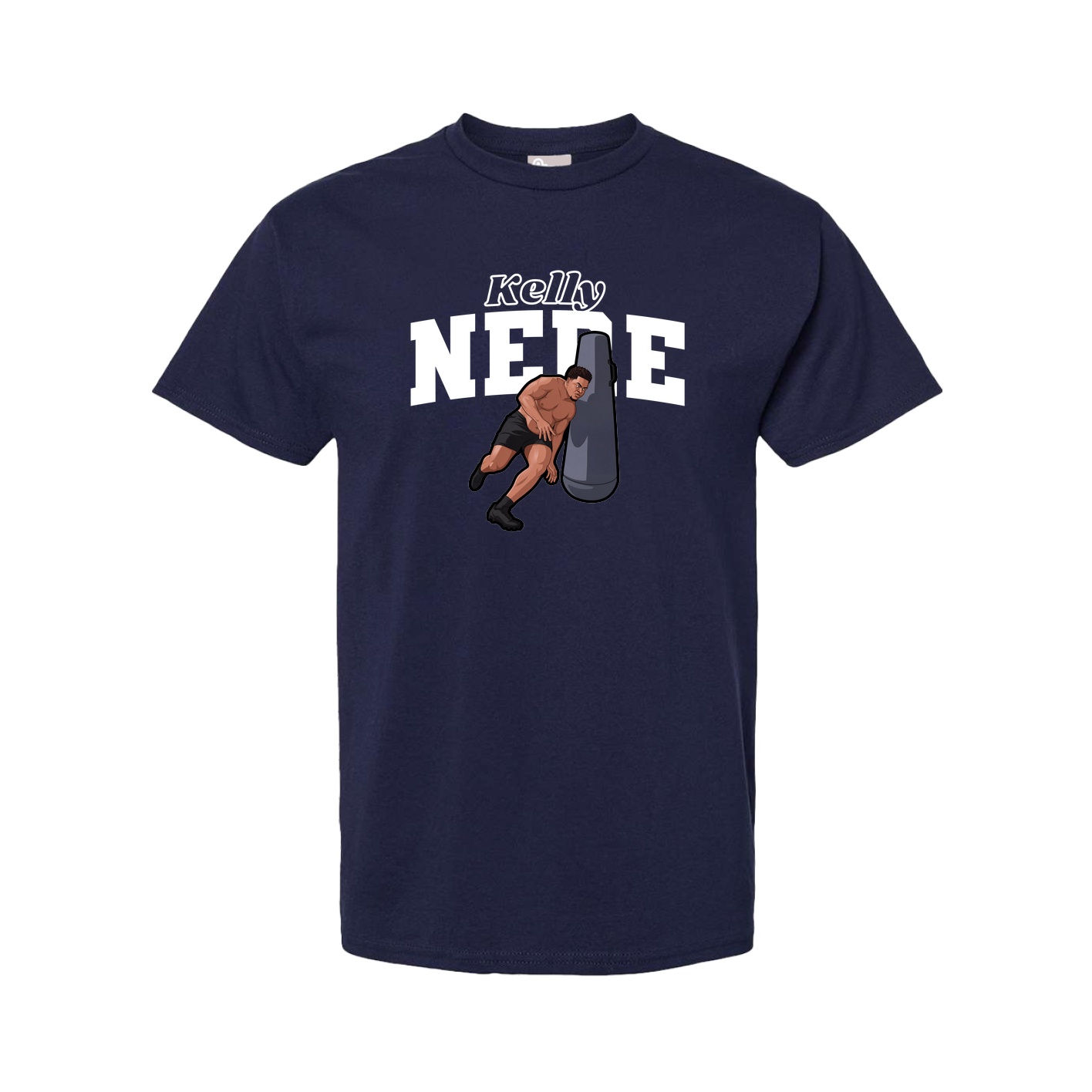 Youth Tee — Name Arch in Navy