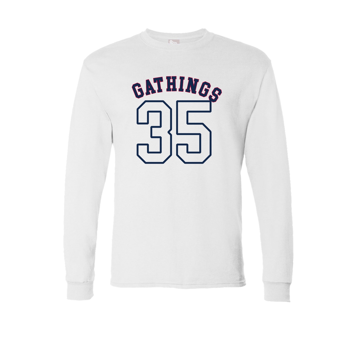 Long Sleeve Tee — Shirsey Arch in White
