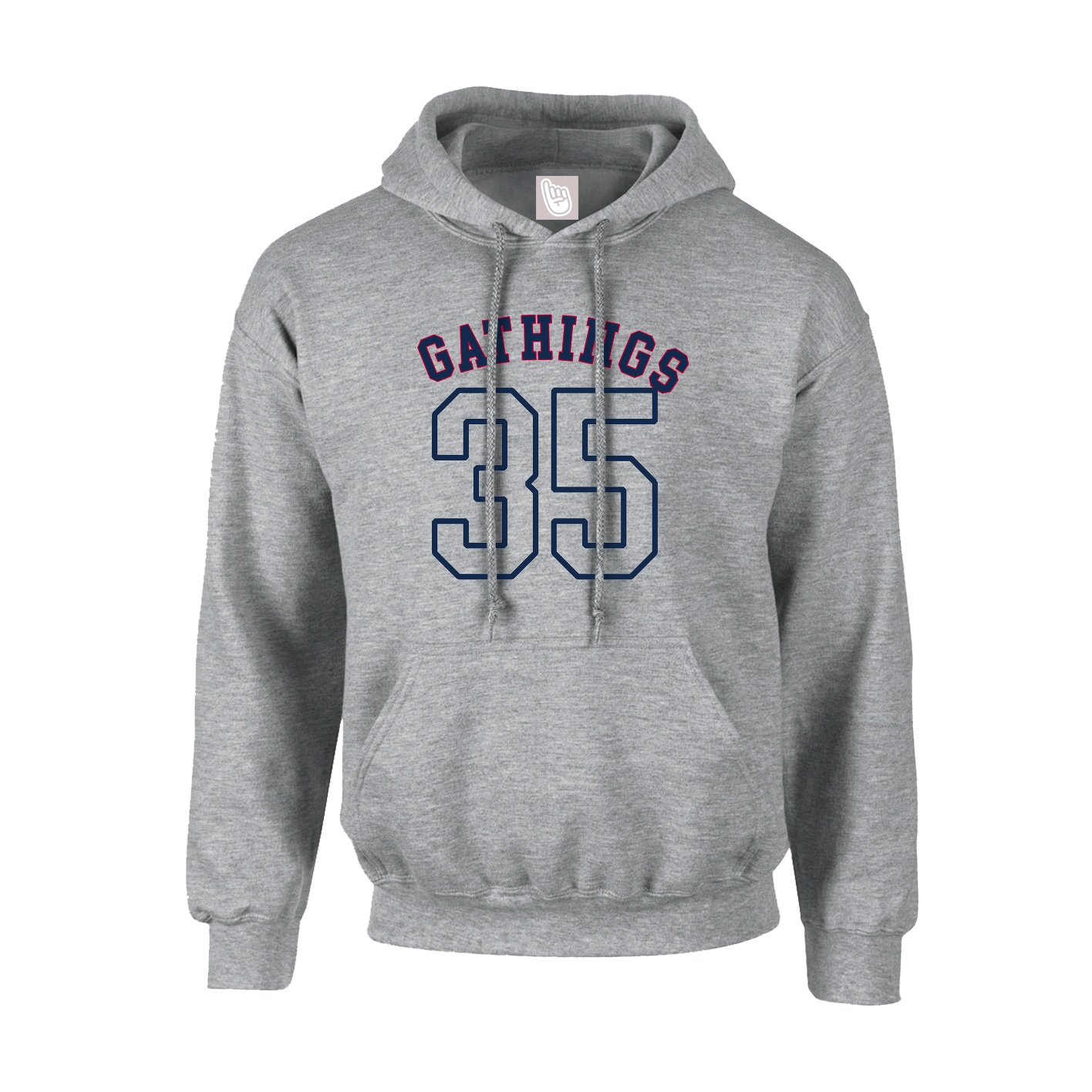 Youth Hoodie — Shirsey Arch in Grey
