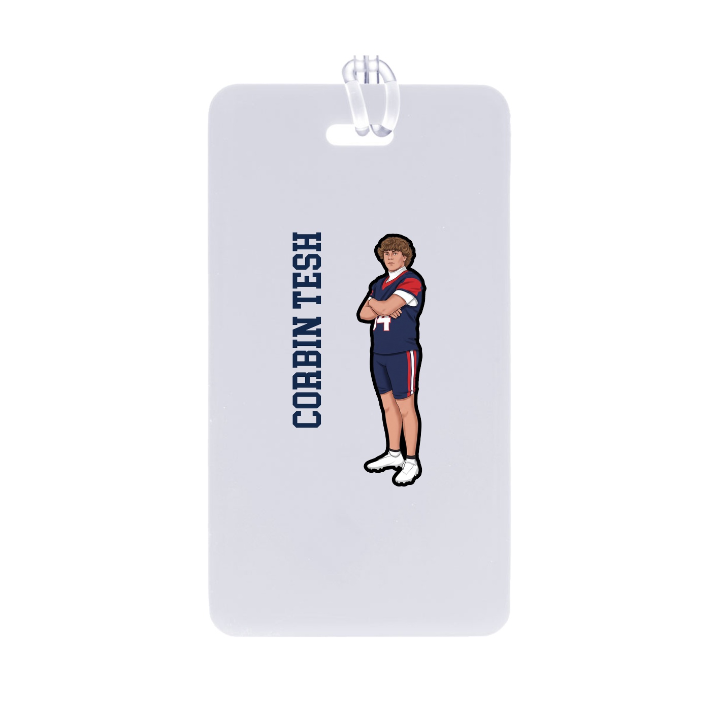Bag Tag — Name Vertical in Classic