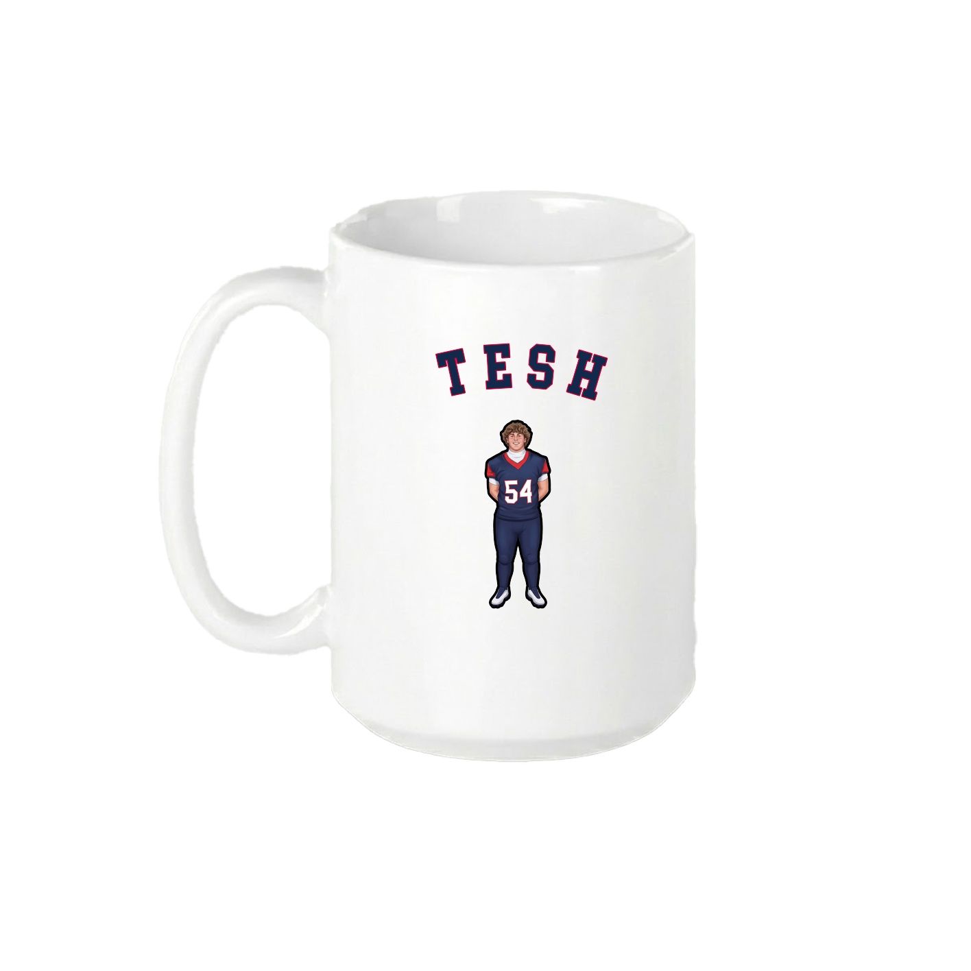 15oz Coffee Mug — Shirsey Arch in White