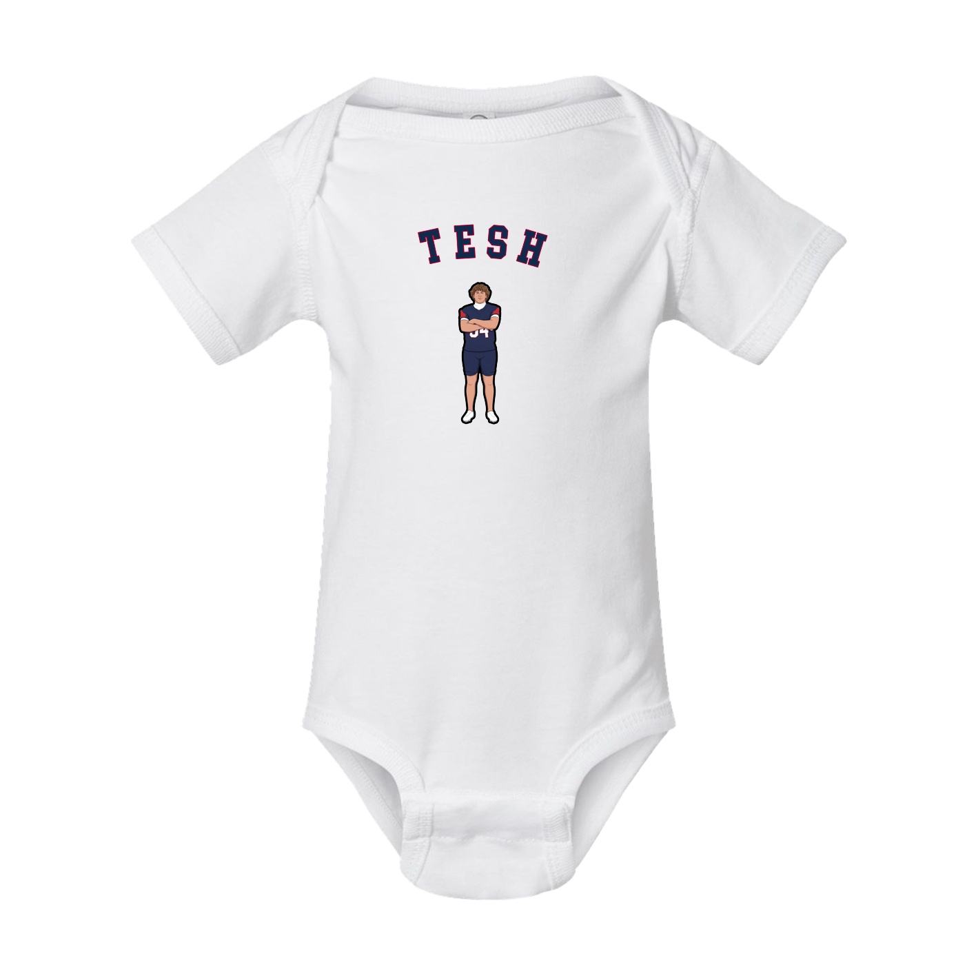 Baby Onesie — Shirsey Arch in White