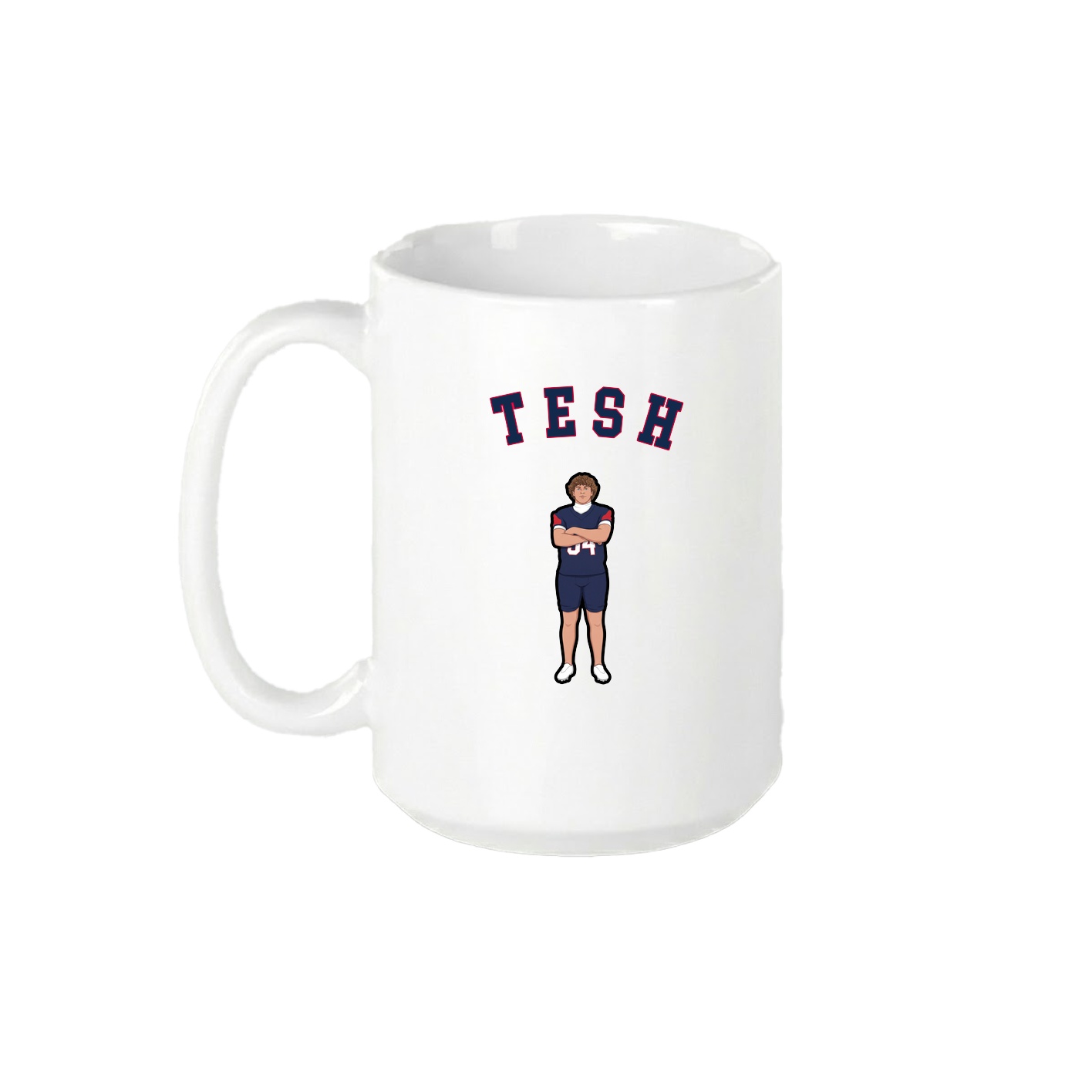 15oz Coffee Mug — Shirsey Arch in White