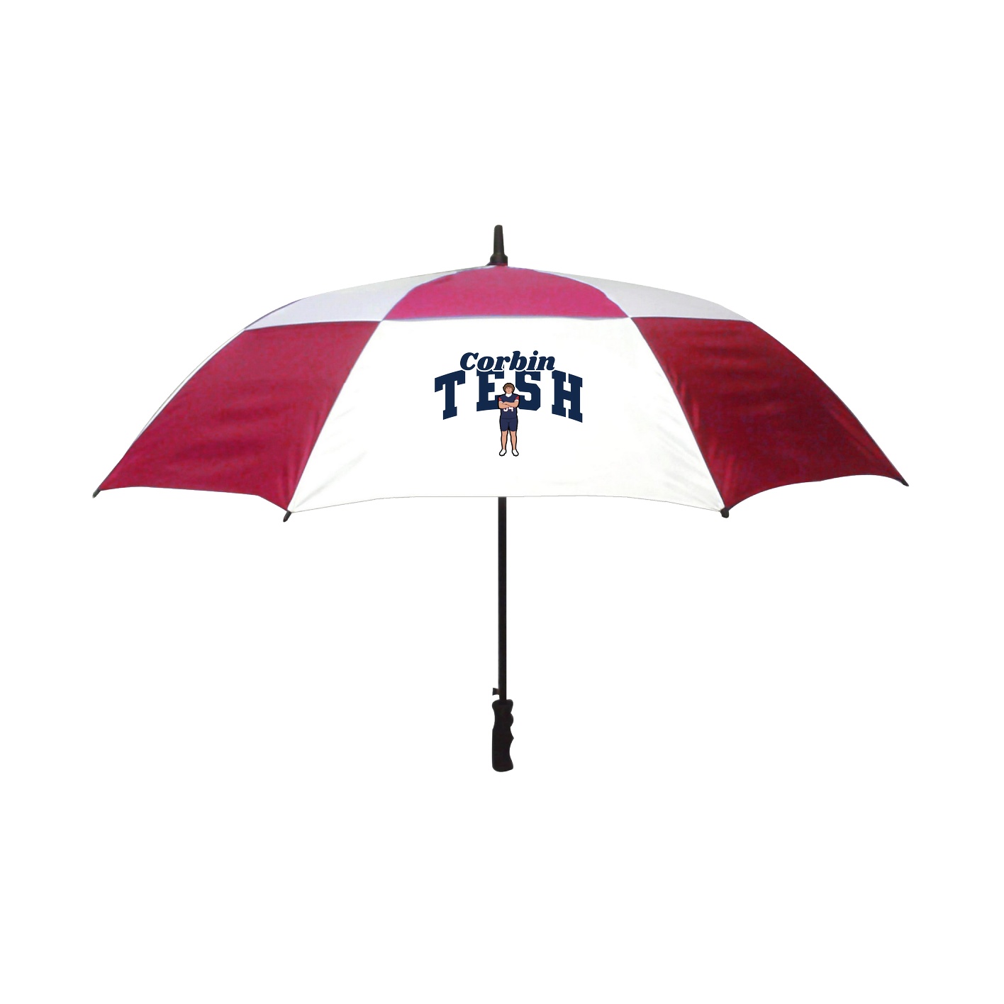 Golf Umbrella — Signature Arch in Red
