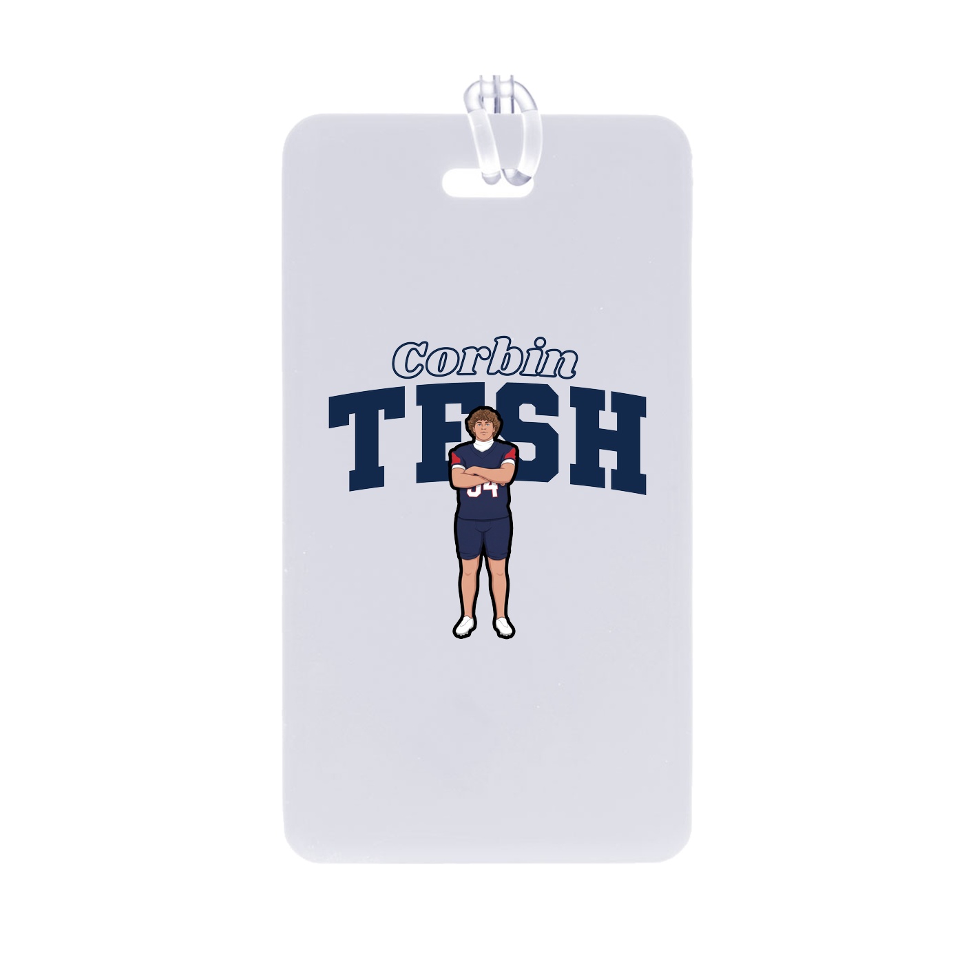 Bag Tag — Name Arch in Classic