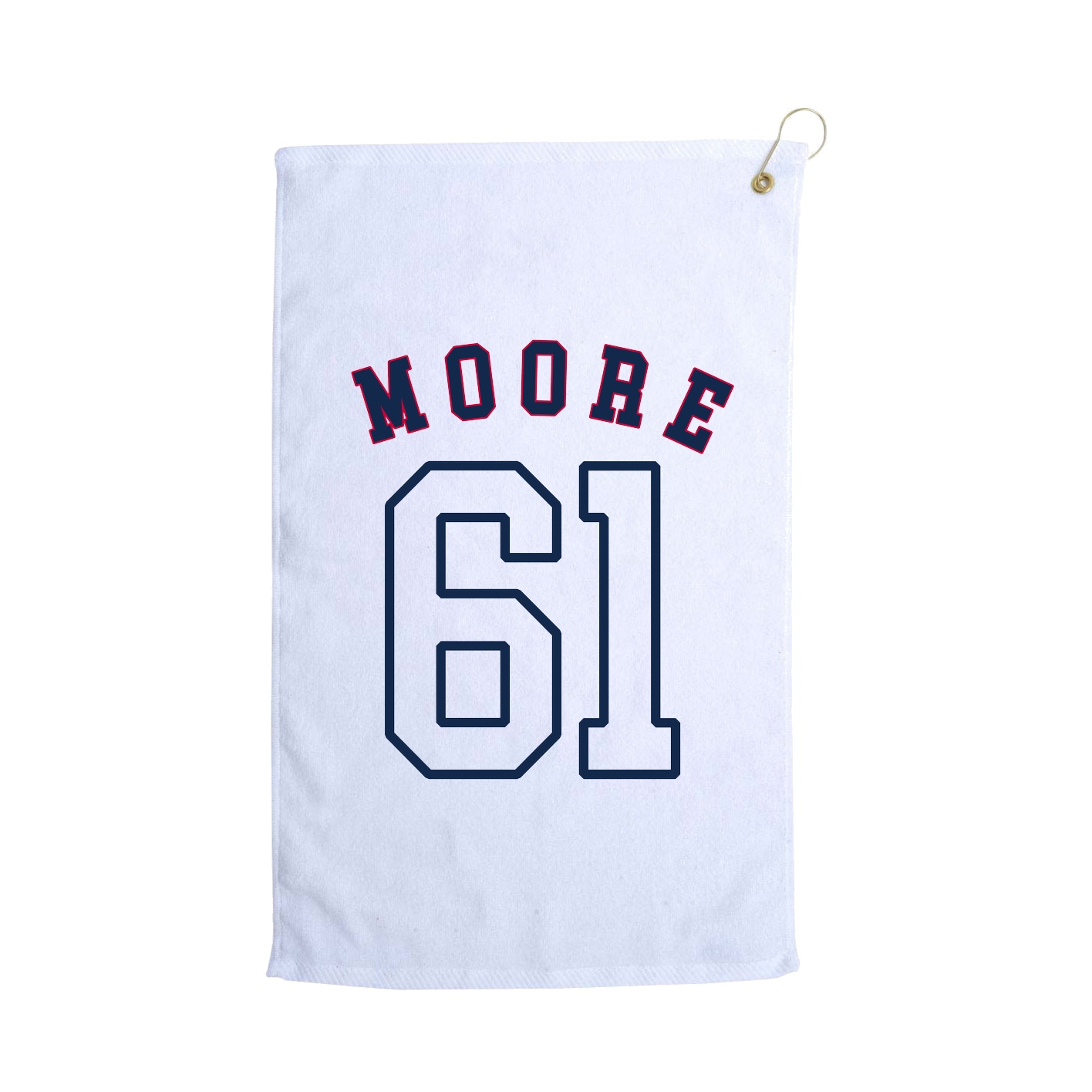 Golf Towel — Shirsey Arch in White