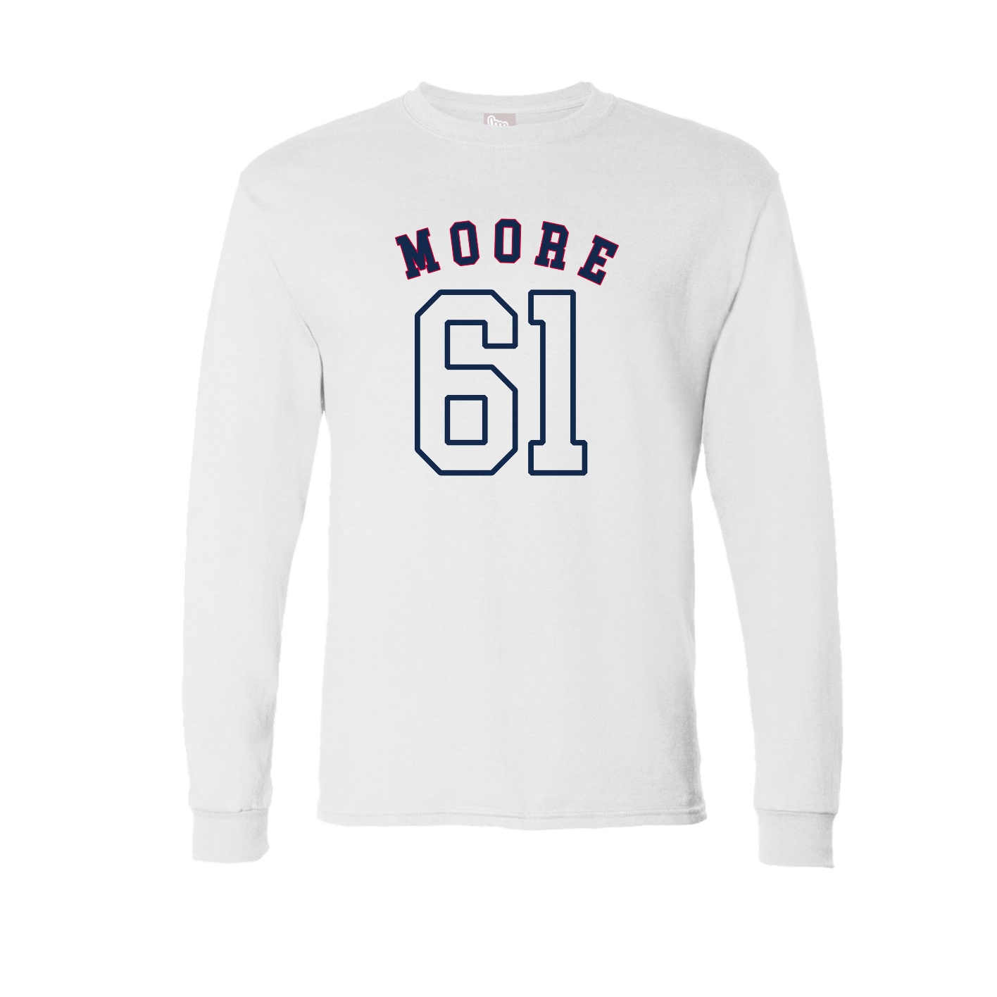 Long Sleeve Tee — Shirsey Arch in White