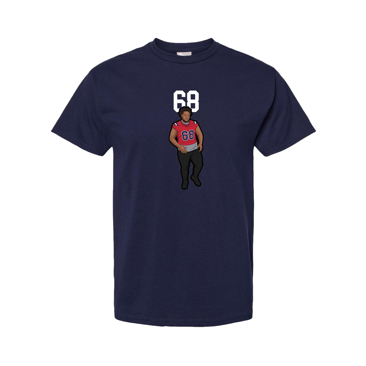 Youth Tee — Number Top in Navy