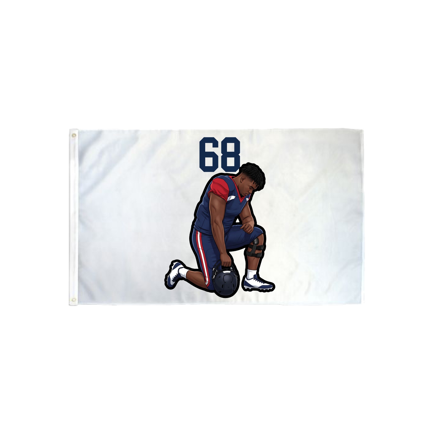 3x5 Flag — Number Top in Classic