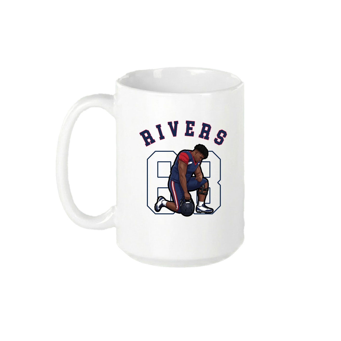 15oz Coffee Mug — Shirsey Arch in White
