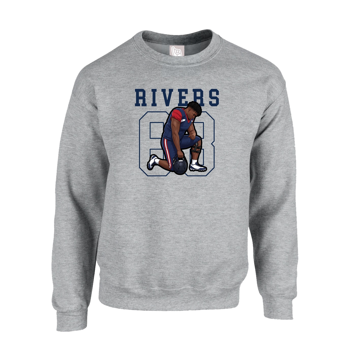 Fleece Crew — Shirsey in Grey