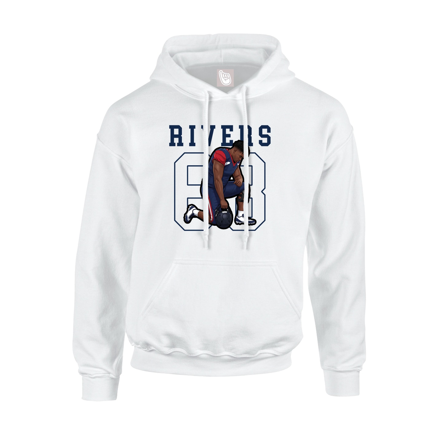 Youth Hoodie — Shirsey in White