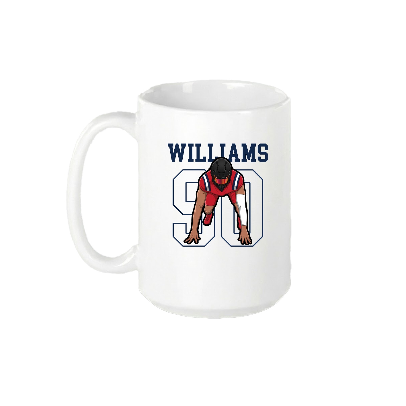 15oz Coffee Mug — Shirsey in White