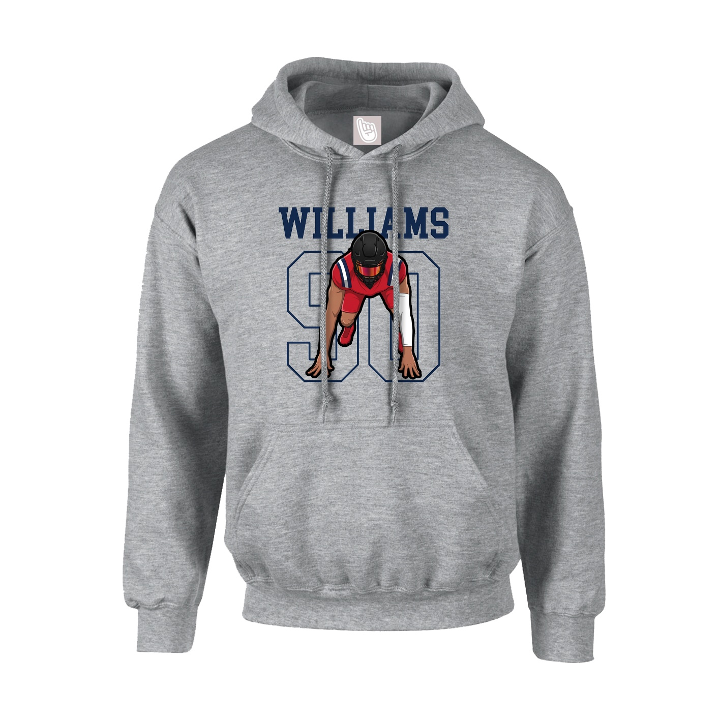 Hoodie — Shirsey in Grey