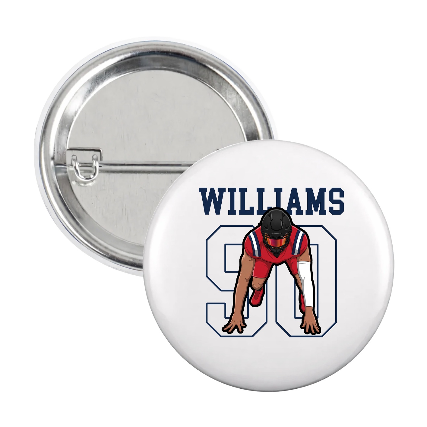 Game Day Button — Shirsey in White