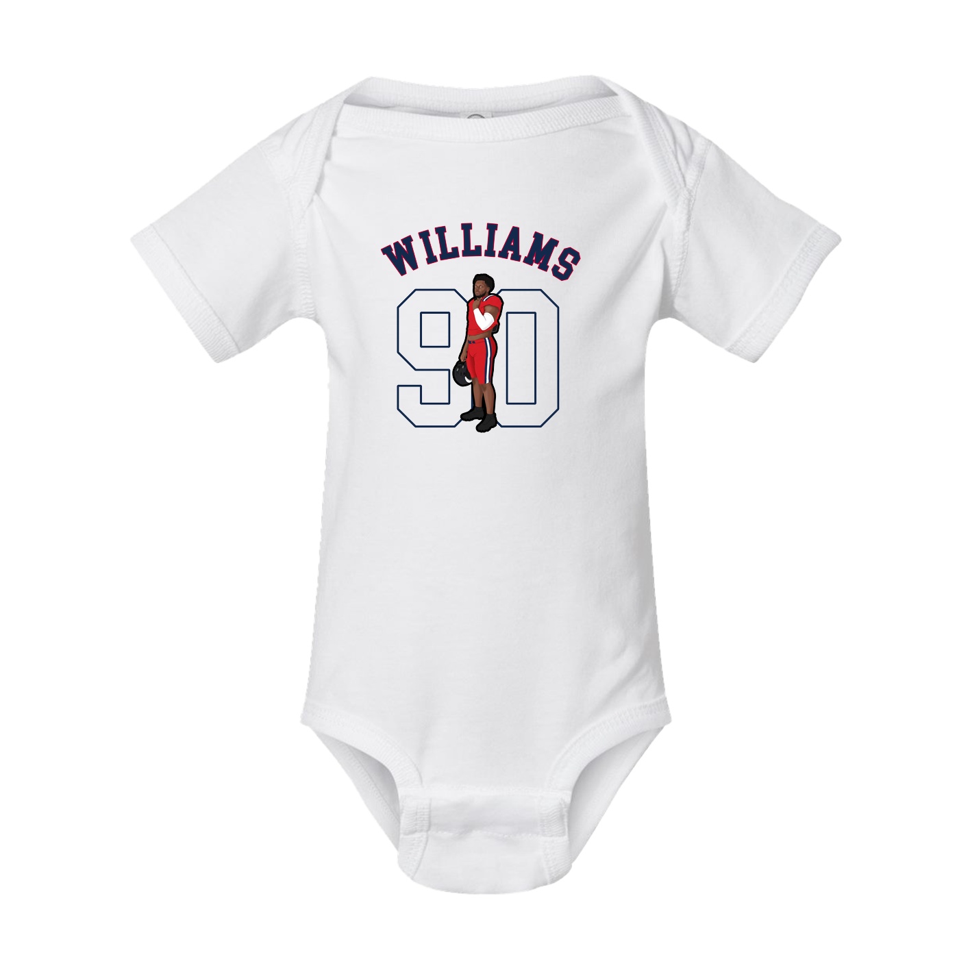 Baby Onesie — Shirsey Arch in White