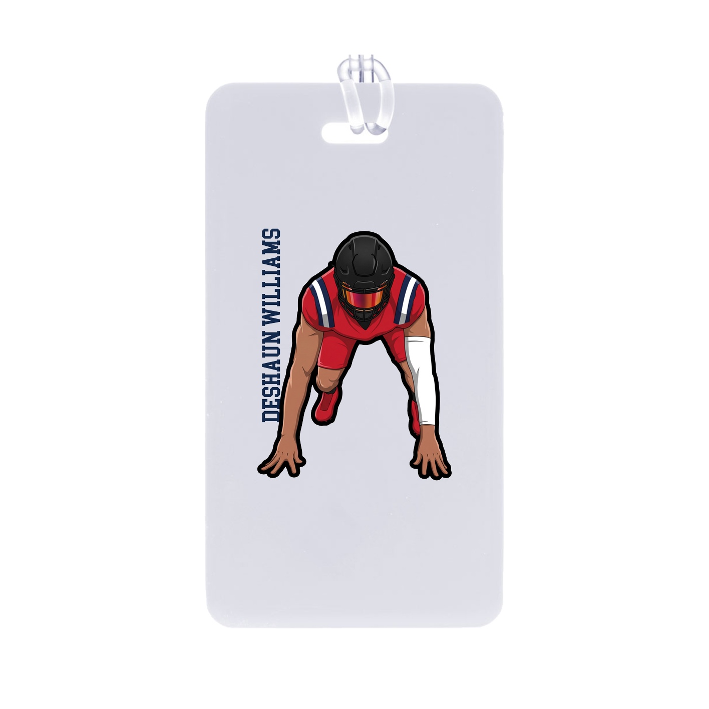 Bag Tag — Name Vertical in Classic