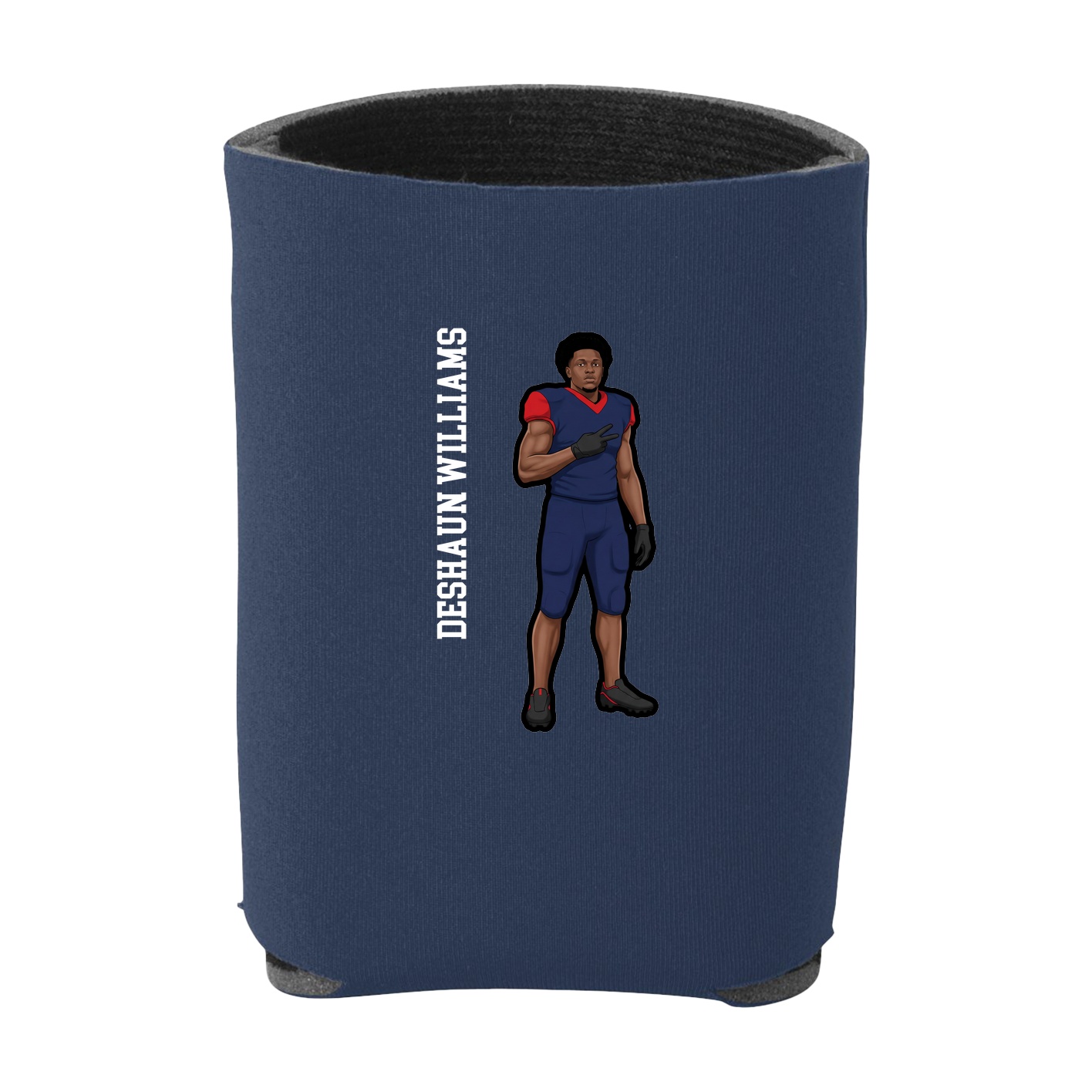Can Holder — Name Vertical in Navy