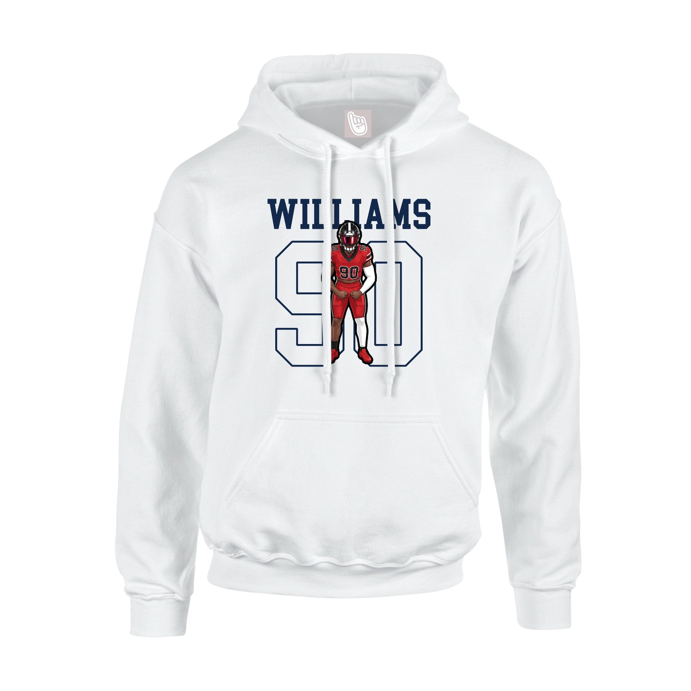 Hoodie — Shirsey in White