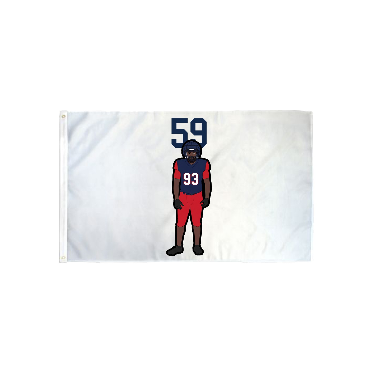 3x5 Flag — Number Top in Classic