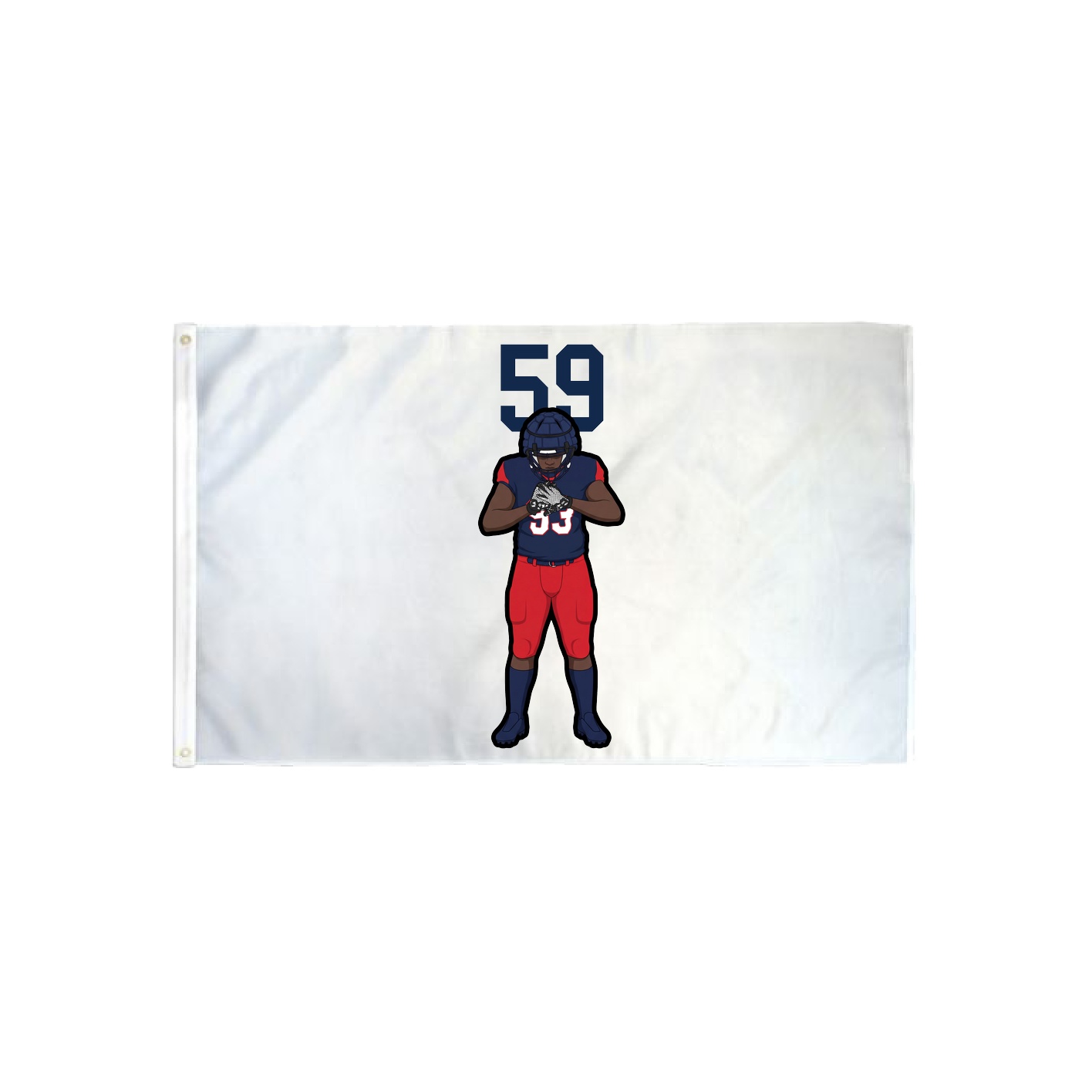 3x5 Flag — Number Top in Classic