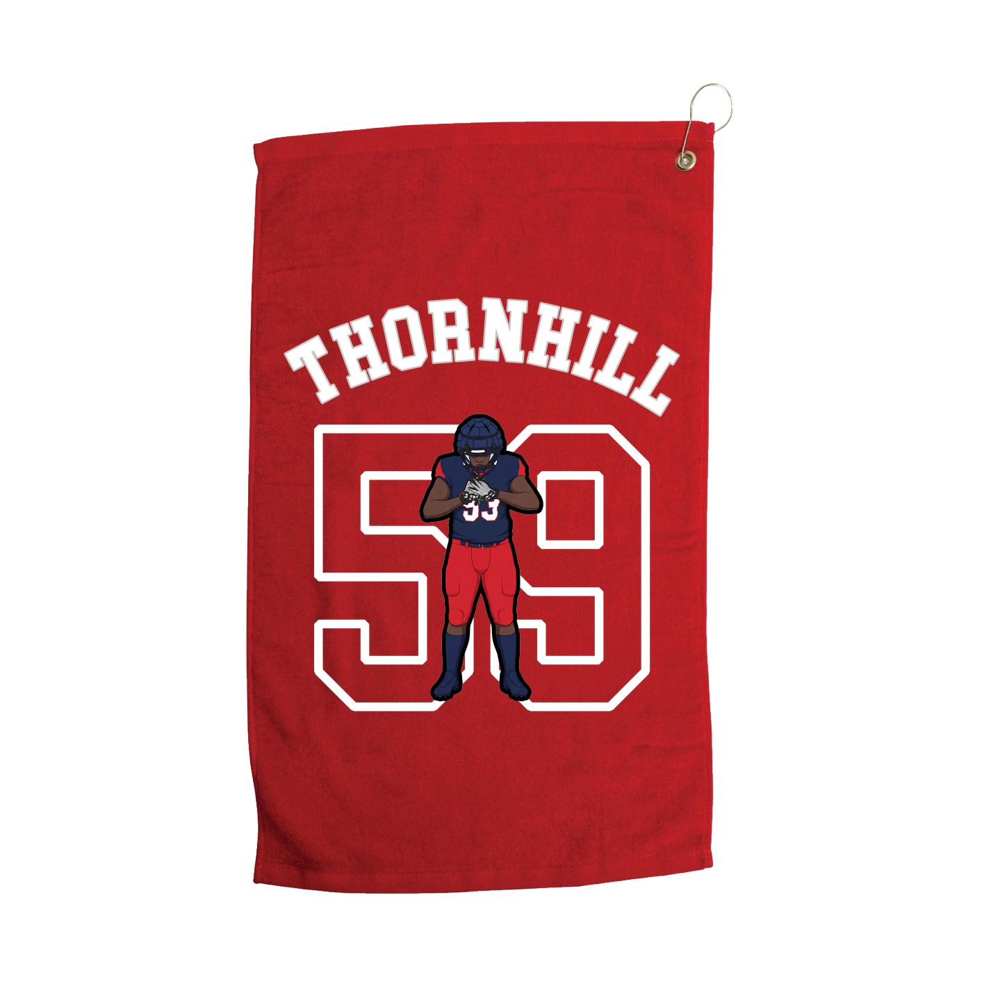Golf Towel — Shirsey Arch in Red