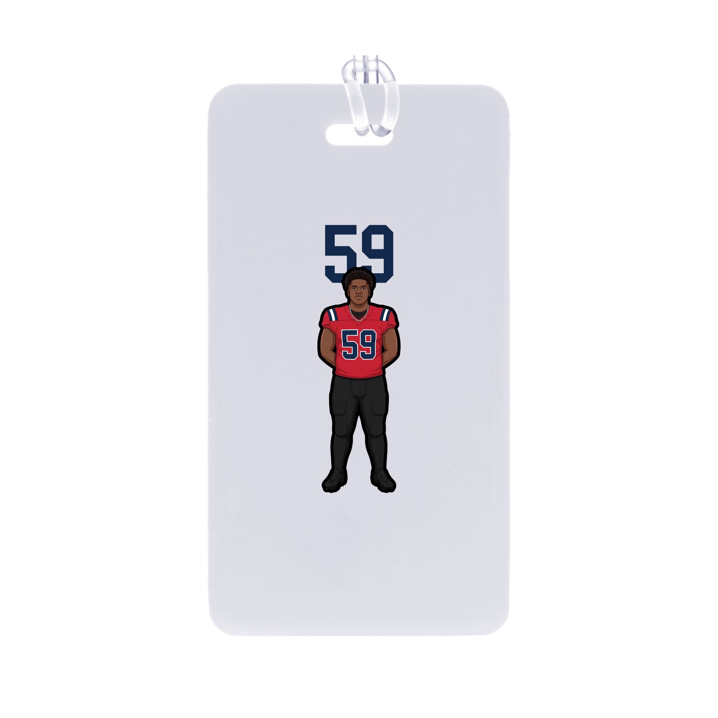 Bag Tag — Number Top in Classic