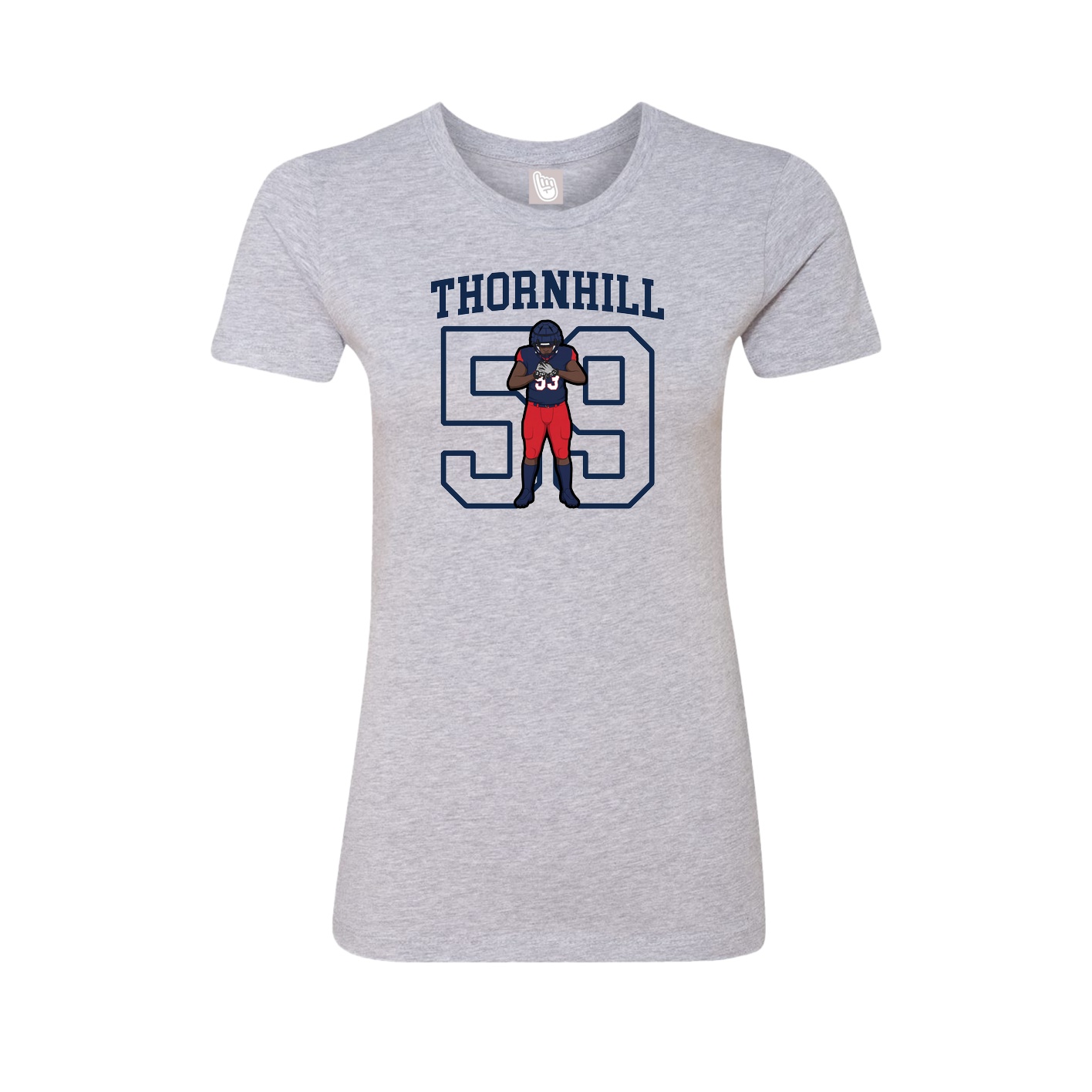 Fitted Women's Tee — Shirsey in Grey
