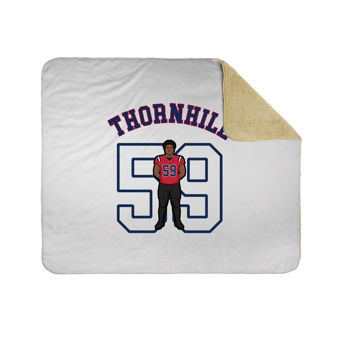 Throw Blanket — Shirsey Arch in White