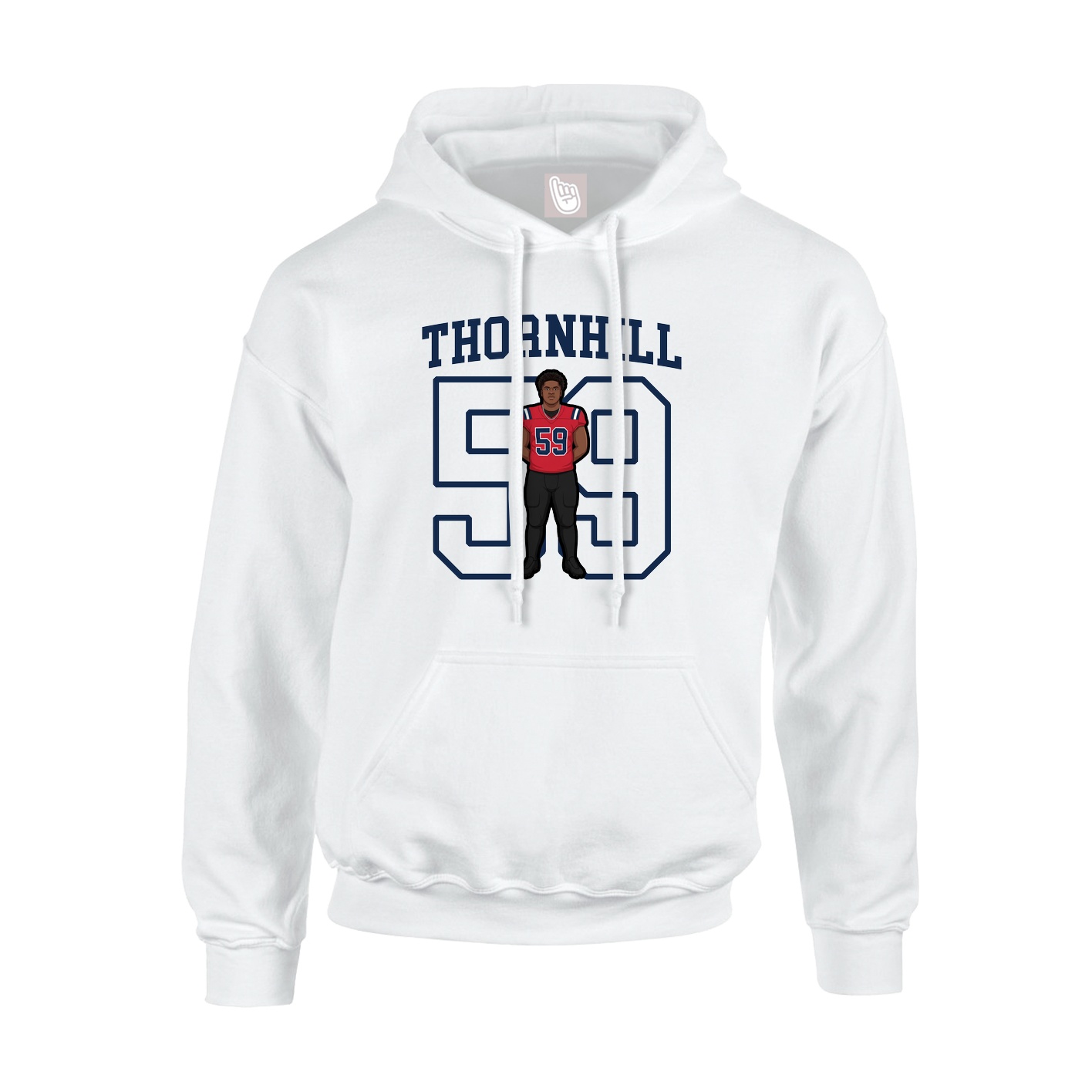 Youth Hoodie — Shirsey in White