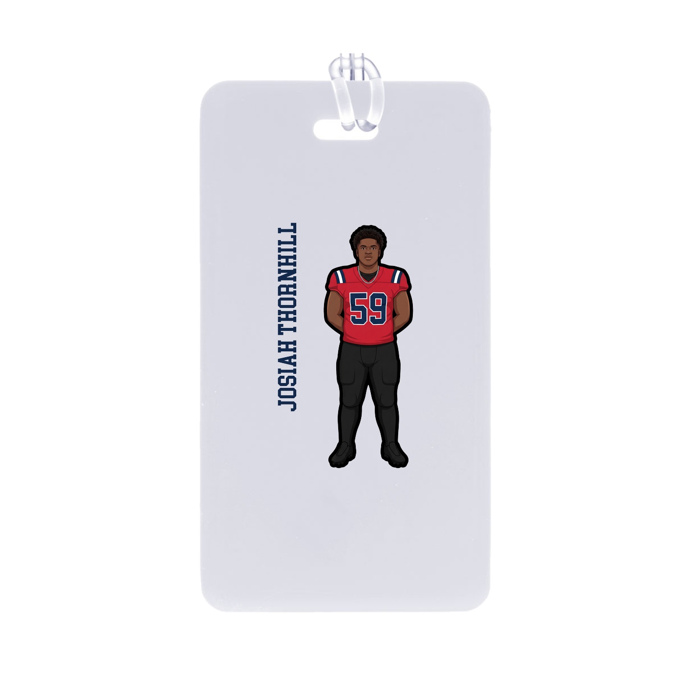 Bag Tag — Name Vertical in Classic