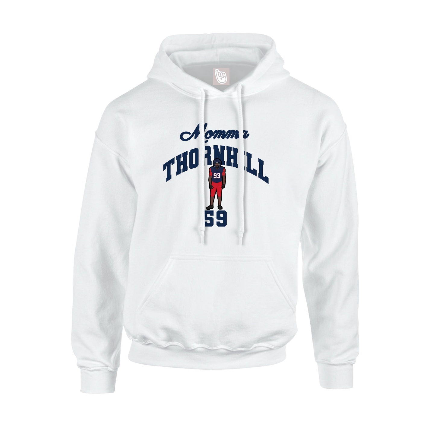 Youth Hoodie — Mothers Day Arch in White