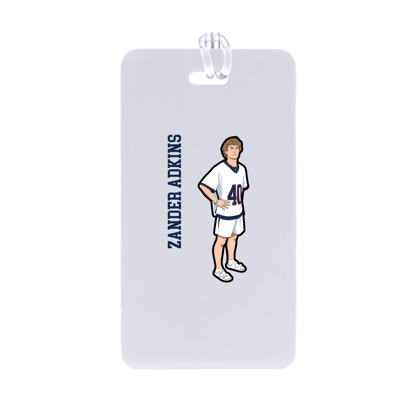 Bag Tag — Name Vertical in Classic