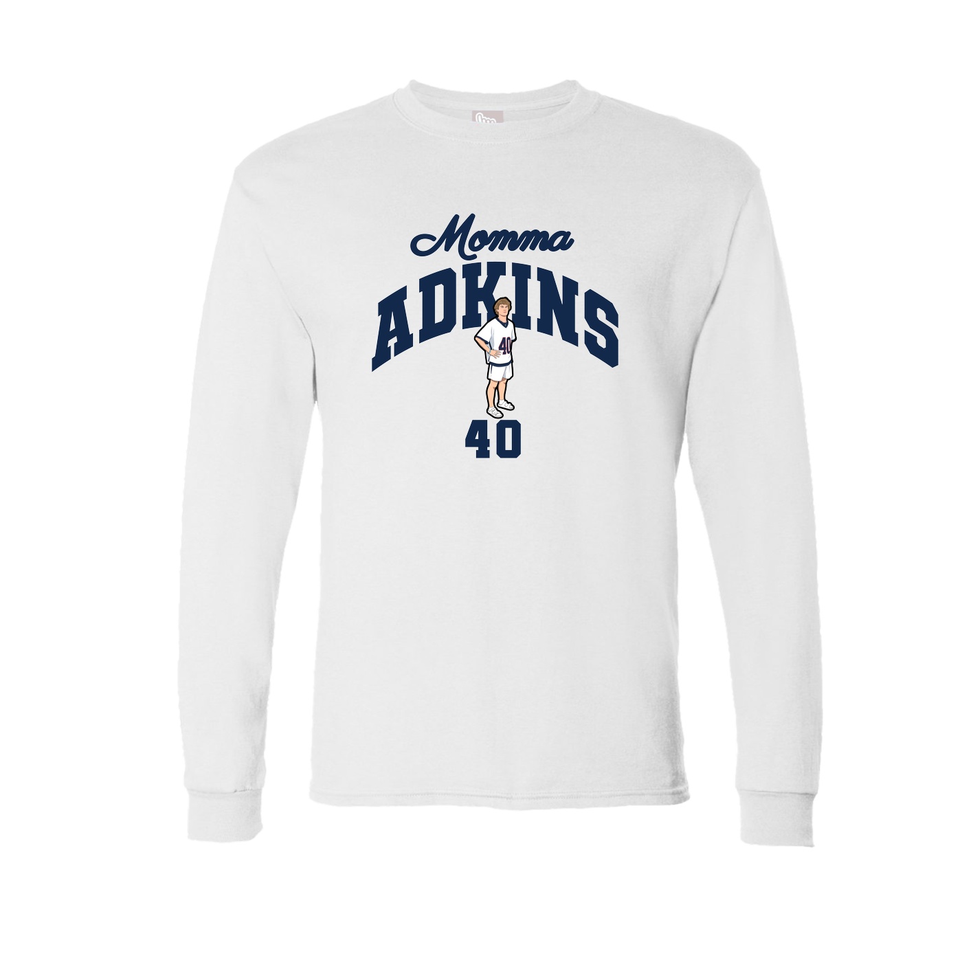 Long Sleeve Tee — Mothers Day Arch in White