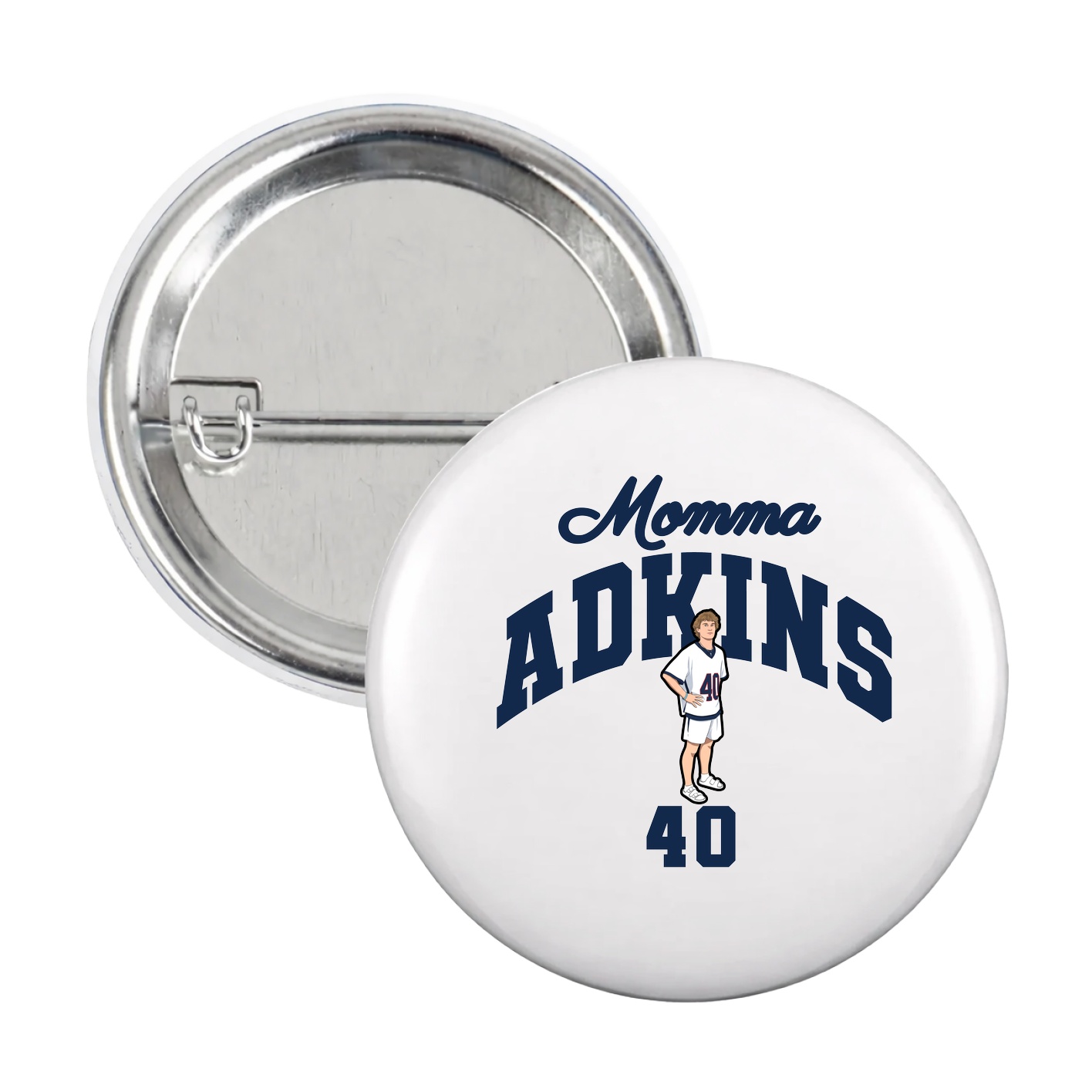 Game Day Button — Mothers Day Arch in White