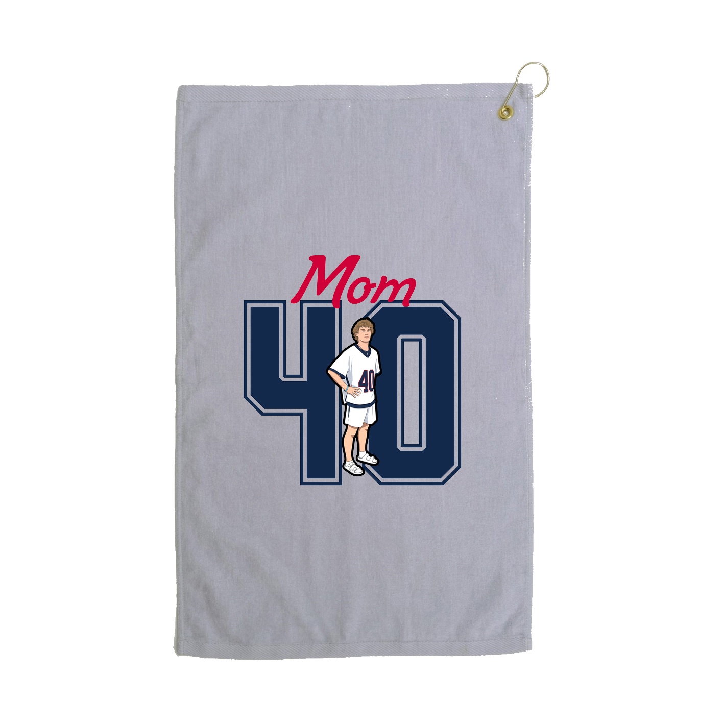 Golf Towel — Mothers Day Shirsey in Grey