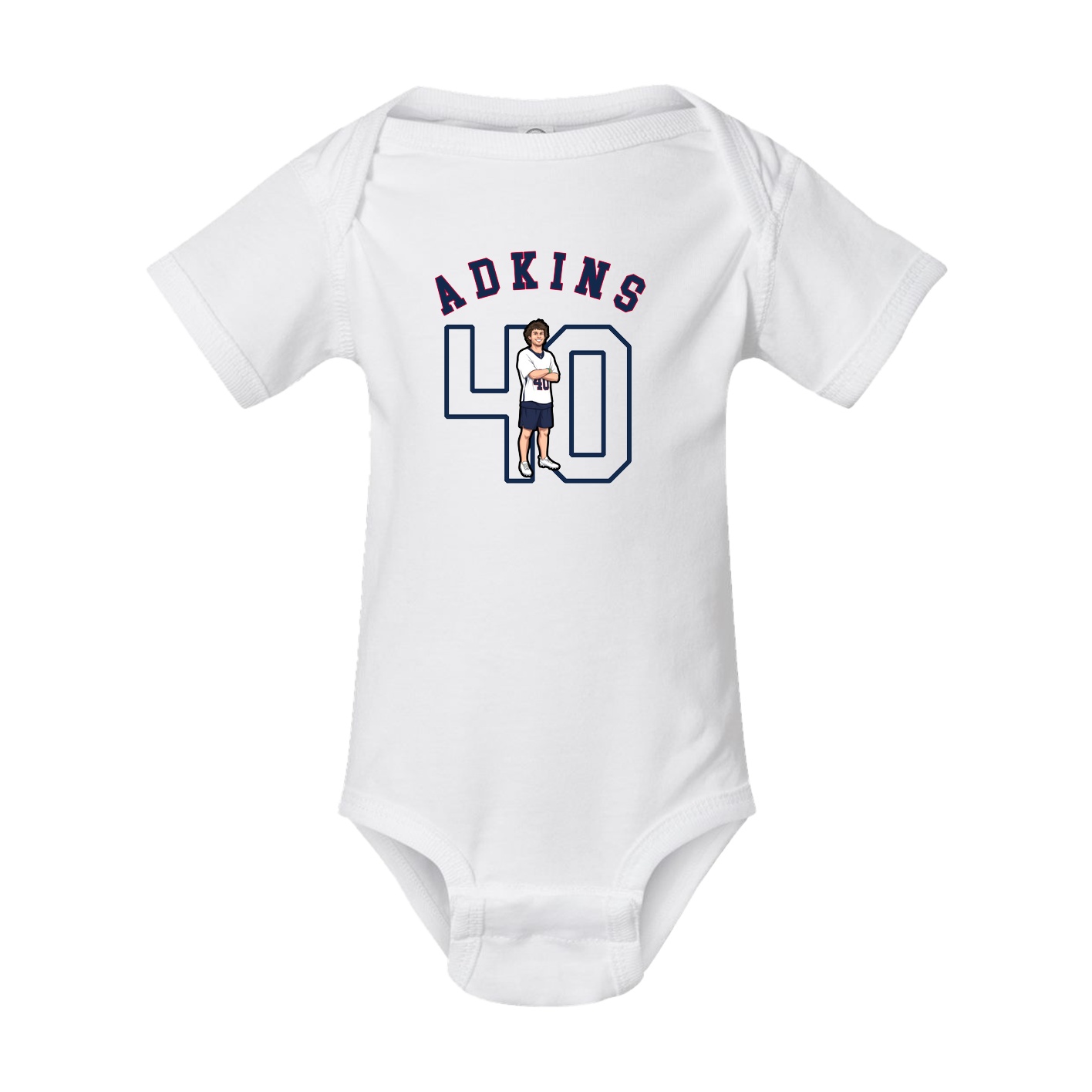 Baby Onesie — Shirsey Arch in White