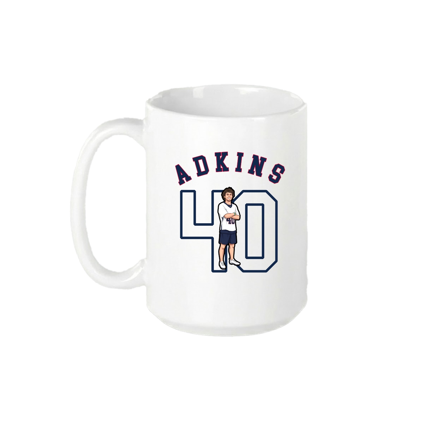15oz Coffee Mug — Shirsey Arch in White