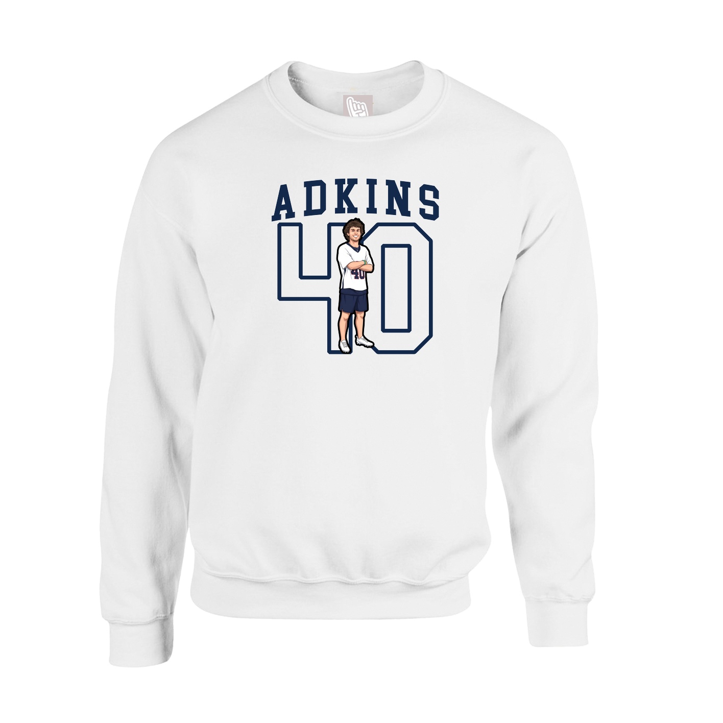 Fleece Crew — Shirsey in White
