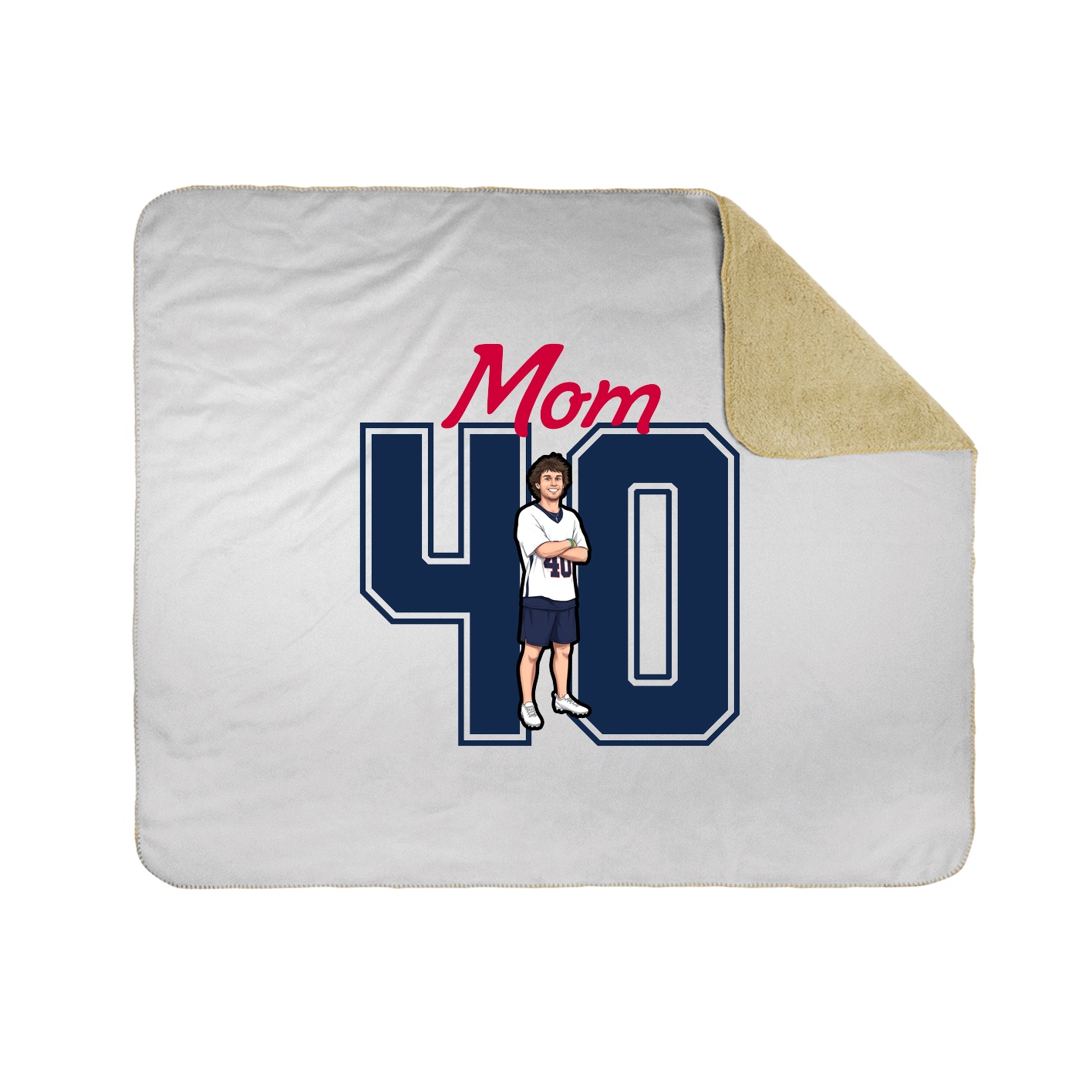 Throw Blanket — Mothers Day Shirsey in White