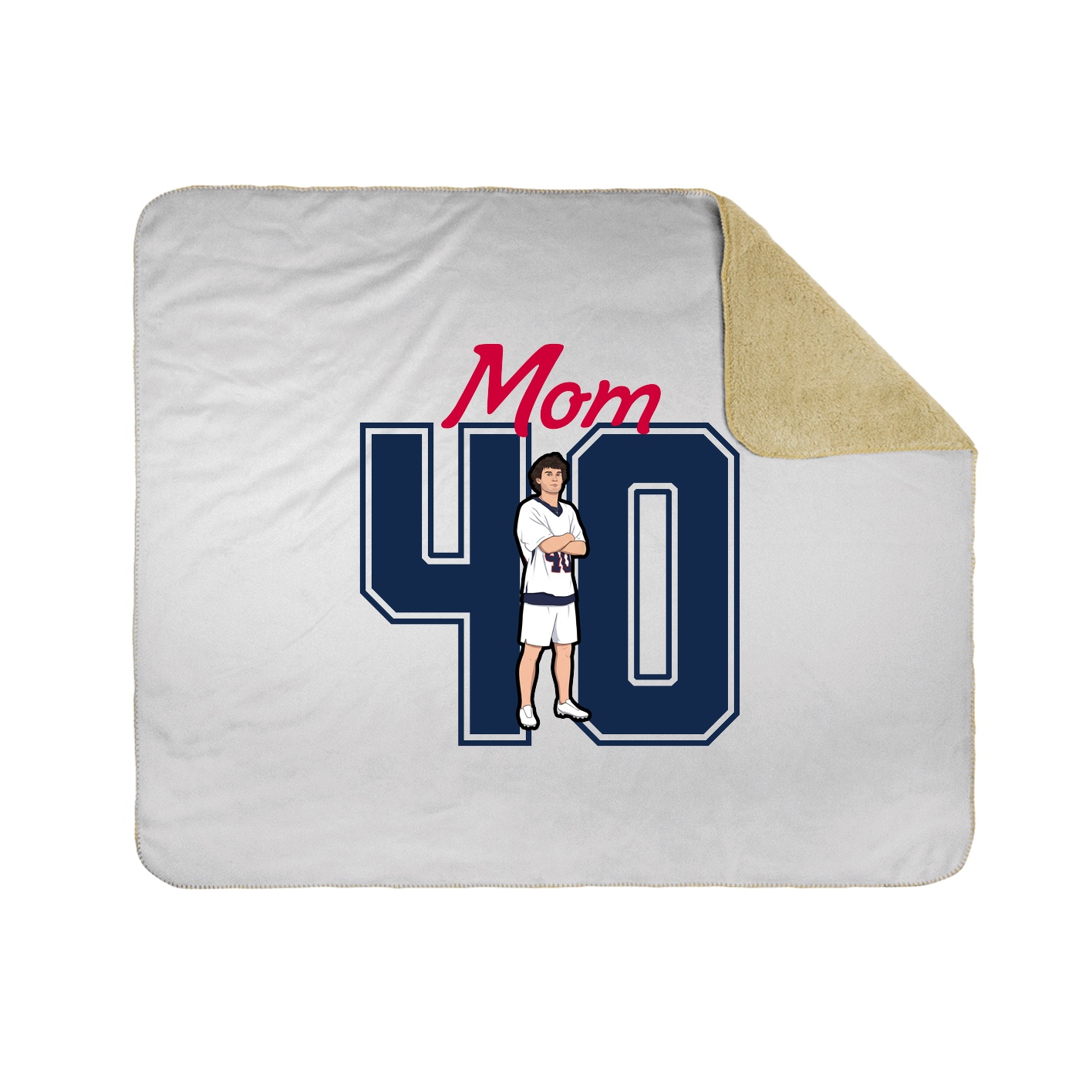 Throw Blanket — Mothers Day Shirsey in White