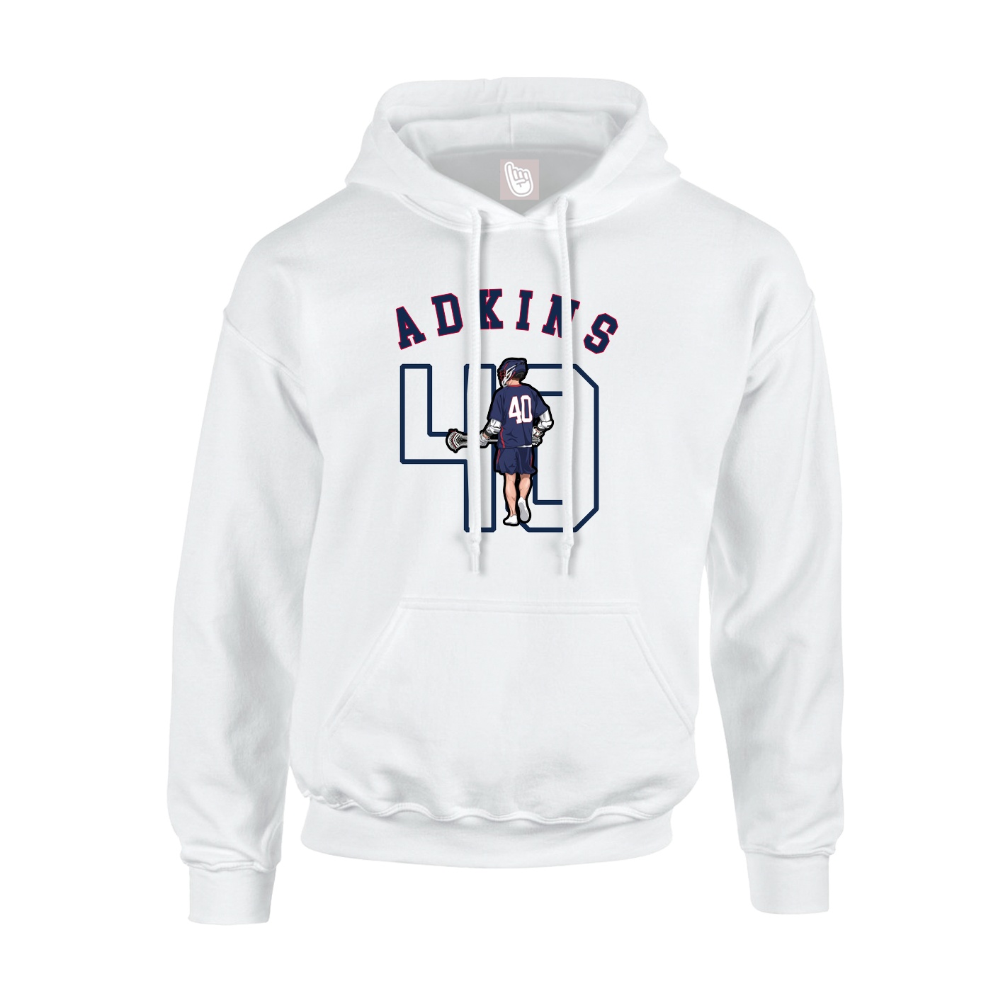 Youth Hoodie — Shirsey Arch in White
