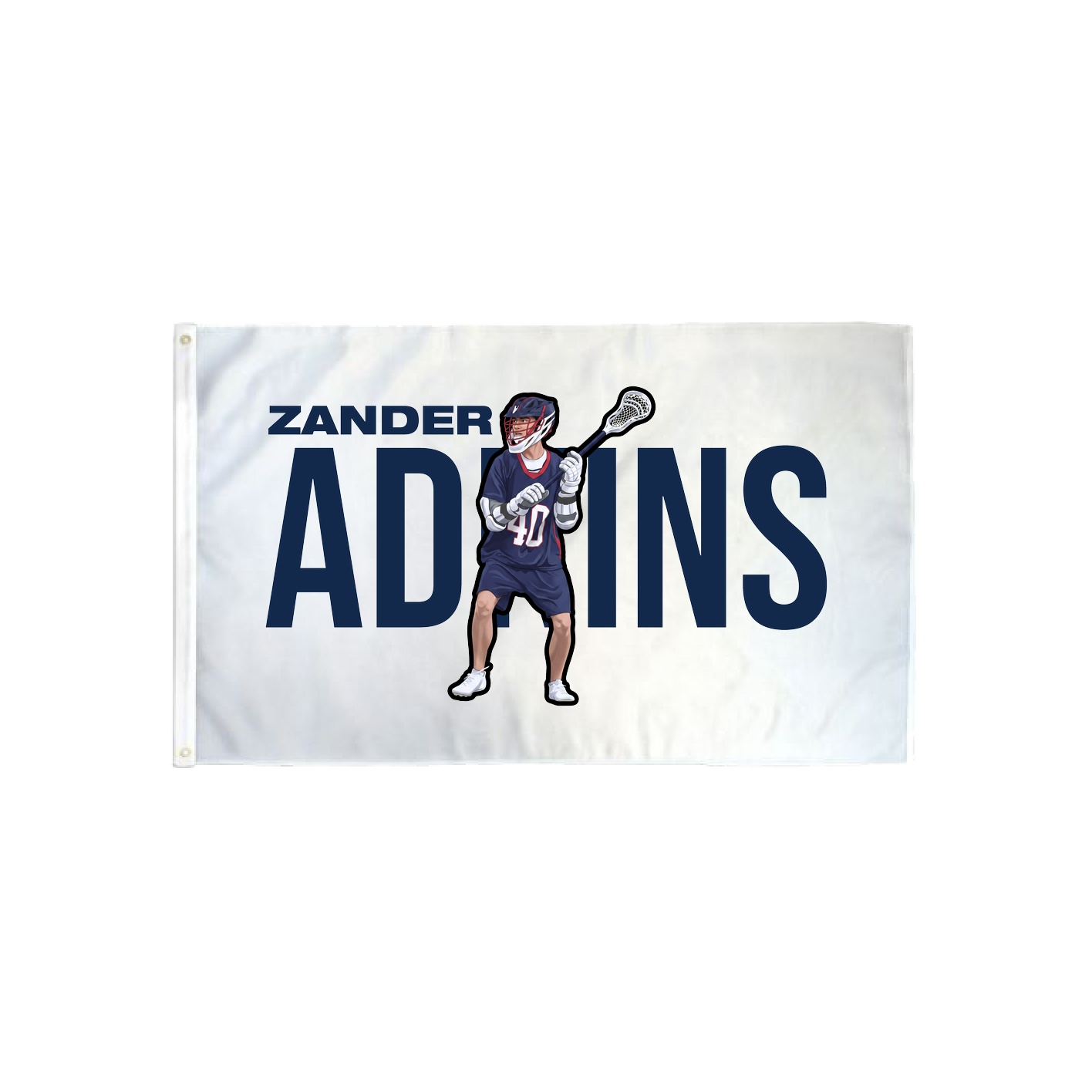 3x5 Flag — Player Name in Classic