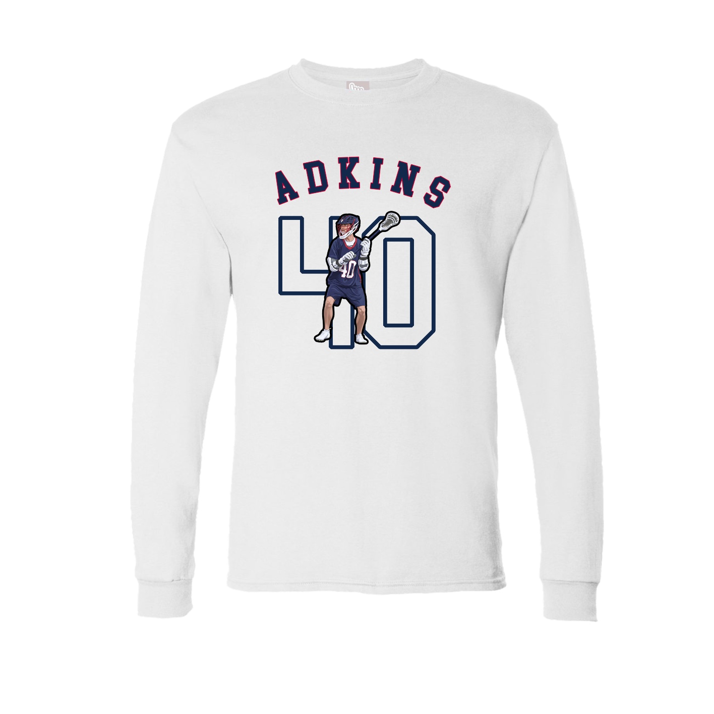 Long Sleeve Tee — Shirsey Arch in White