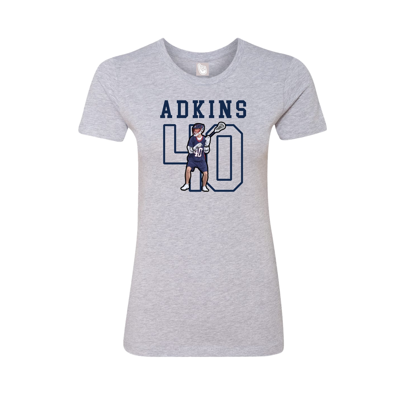 Fitted Women's Tee — Shirsey in Grey