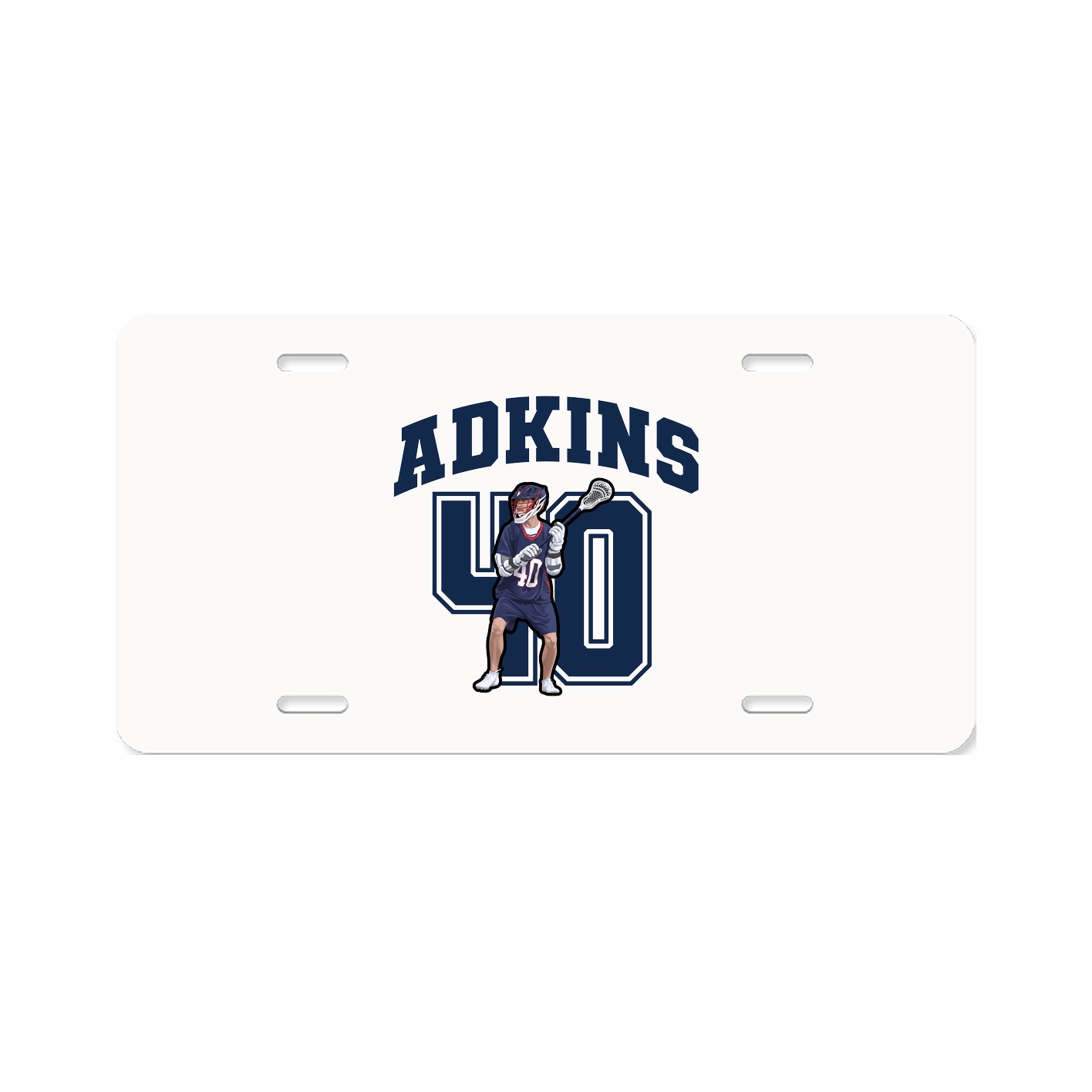 License Plate — Number in Classic
